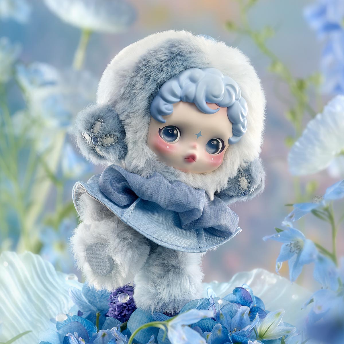 θSKULLPANDA L'impressionnisme Series Plush Doll Pendant