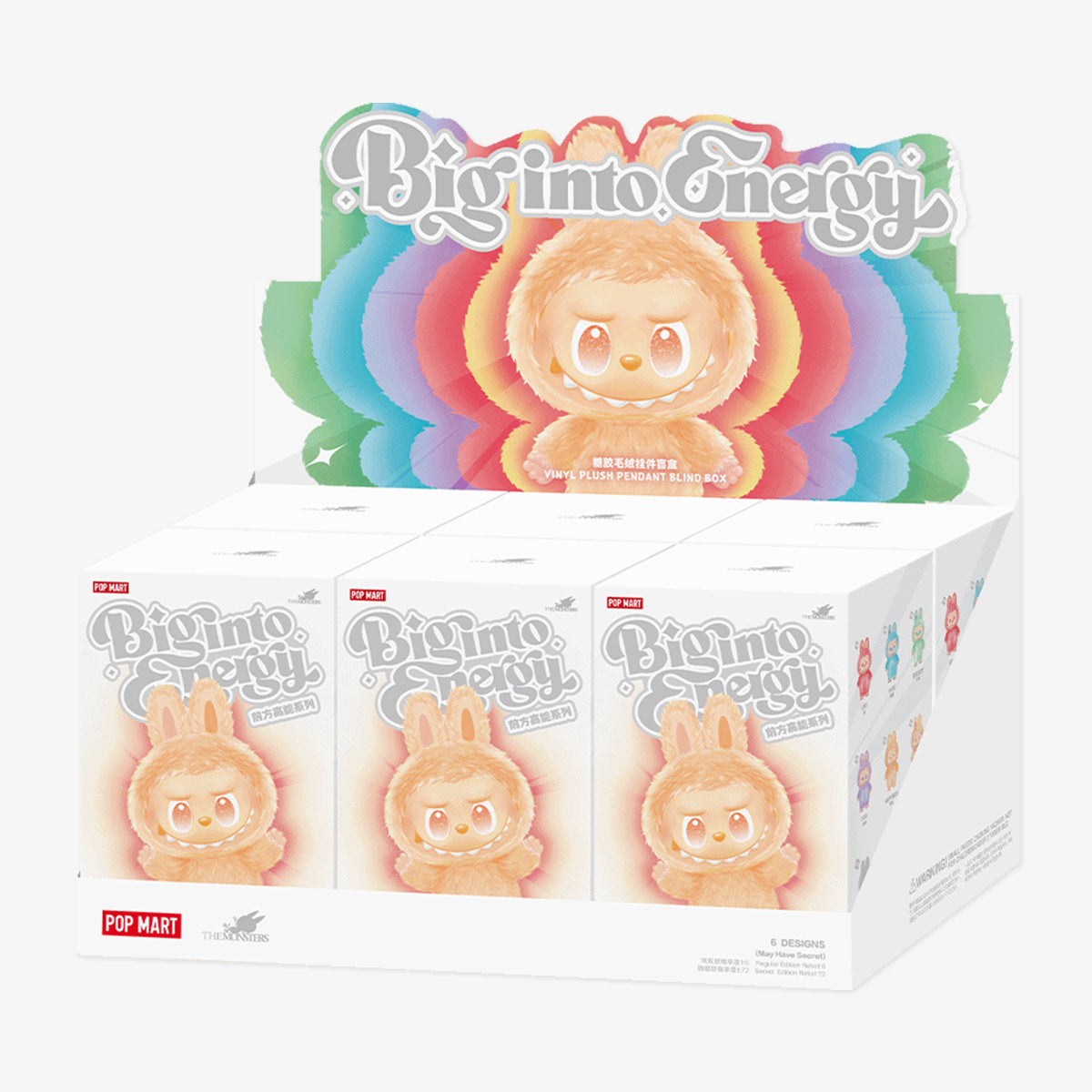 THE MONSTERS Big into Energy Series-Vinyl Plush Pendant Blind Box