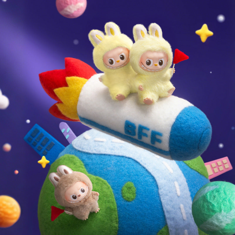 THE MONSTERS Pin for Love Series-Vinyl Plush Pendant Blind Box (N-Z)